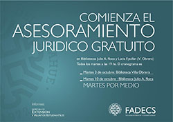 ASESORAMIENTO JURÍDICO GRATUITO DE LA FADECS